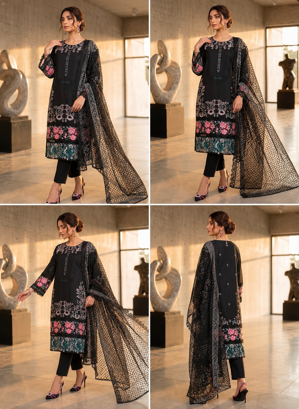 Elegant Black Formal Dress for Women