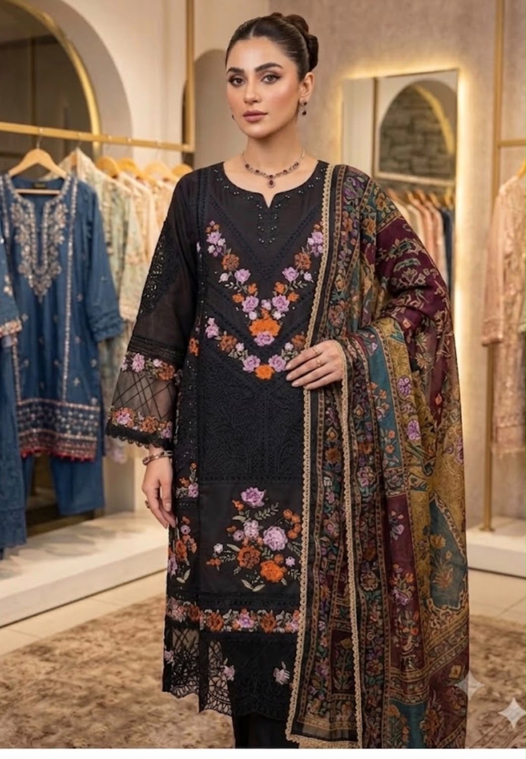 Elegant Black Dress for Women