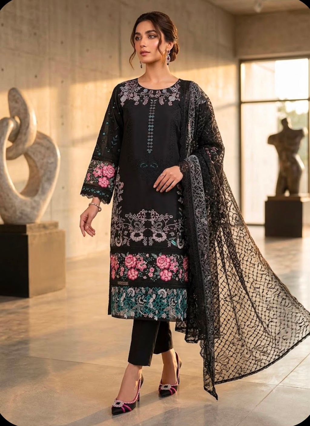 Elegant Black Formal Dress for Women