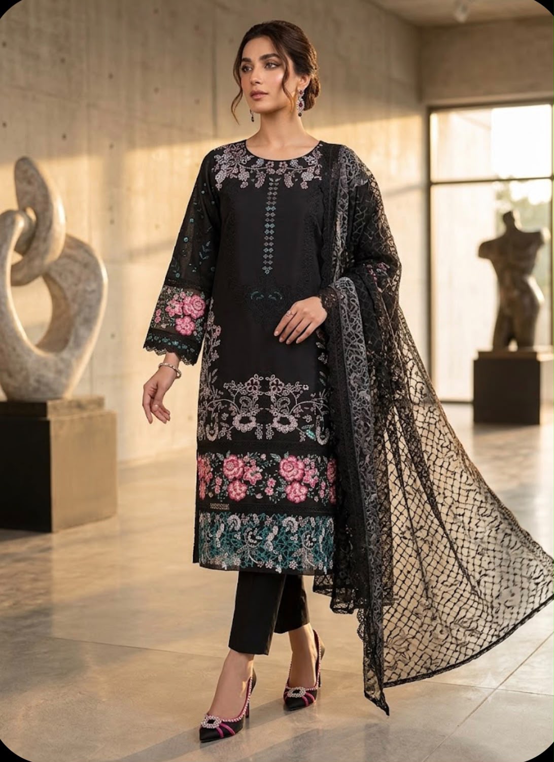 Elegant Black Formal Dress for Women
